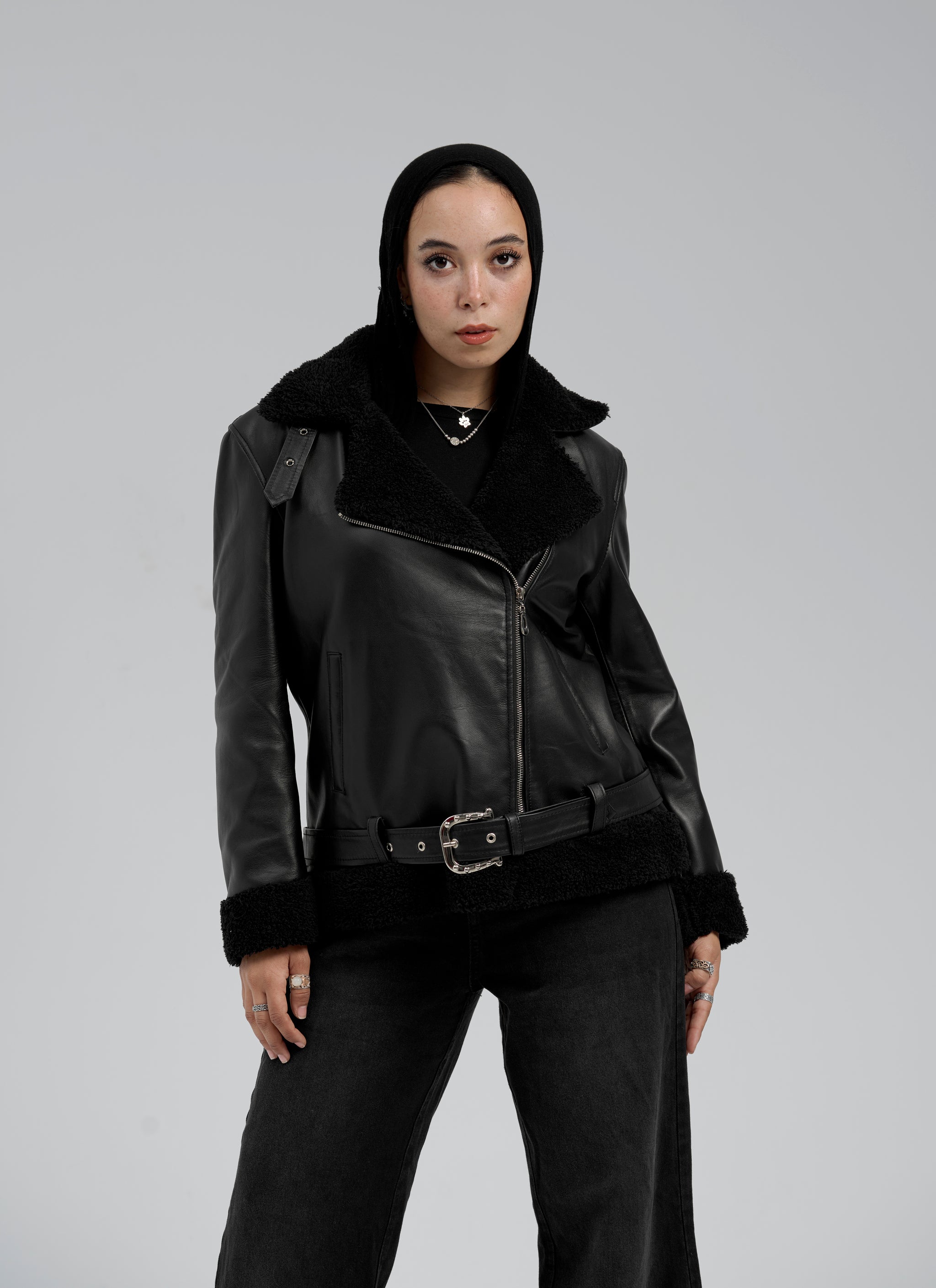 The Furborn Leather Jacket