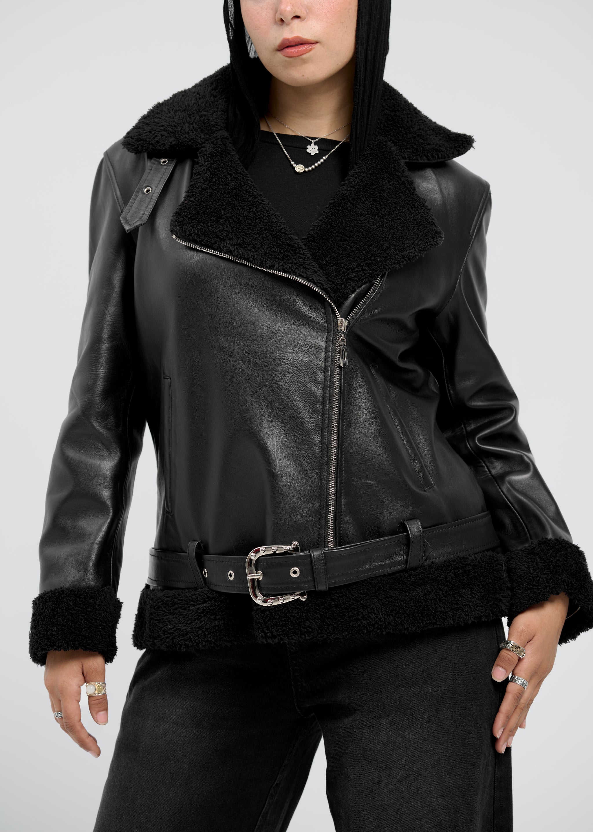 The Furborn Leather Jacket