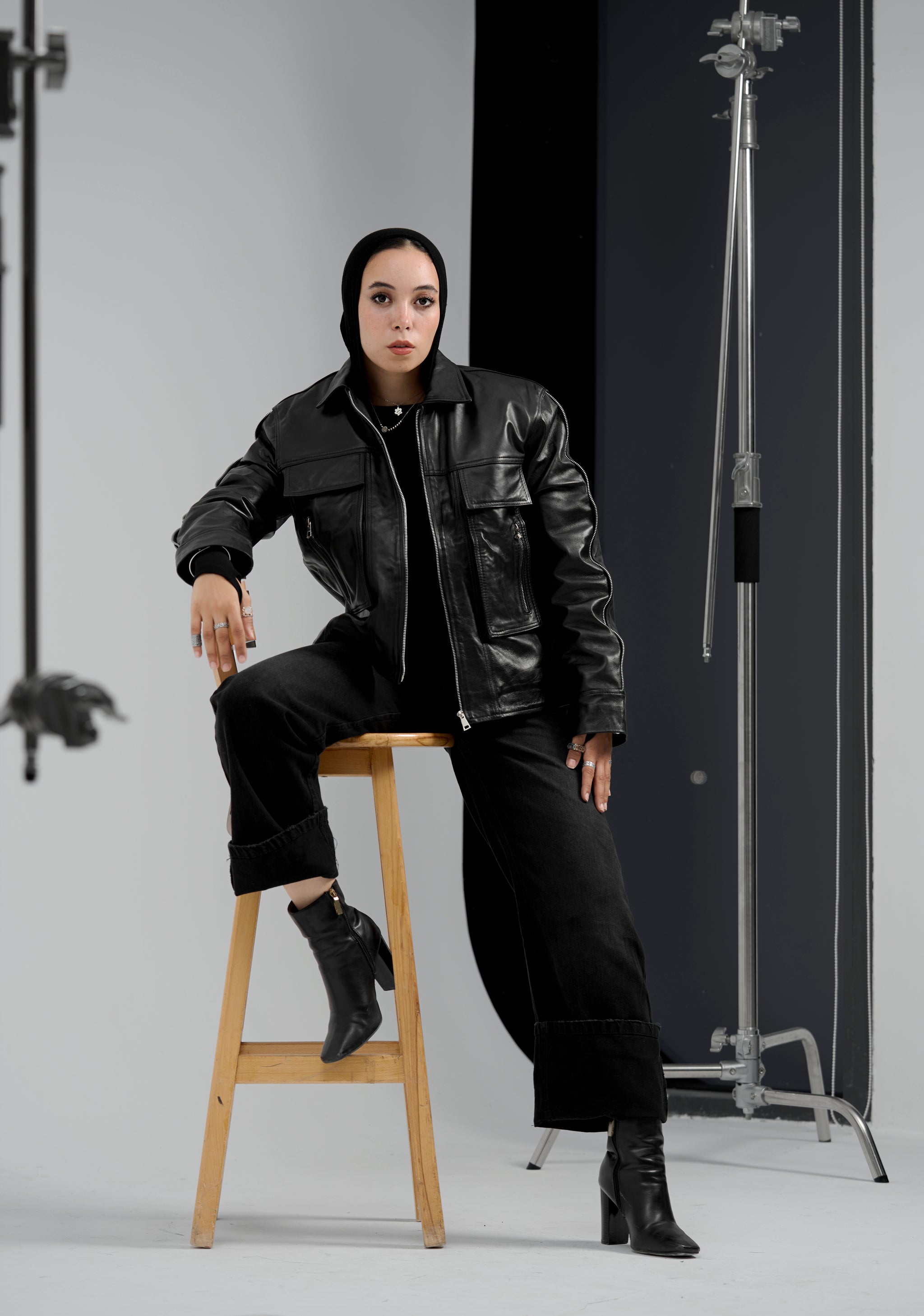 The Zipped Syndicate Leather Jacket