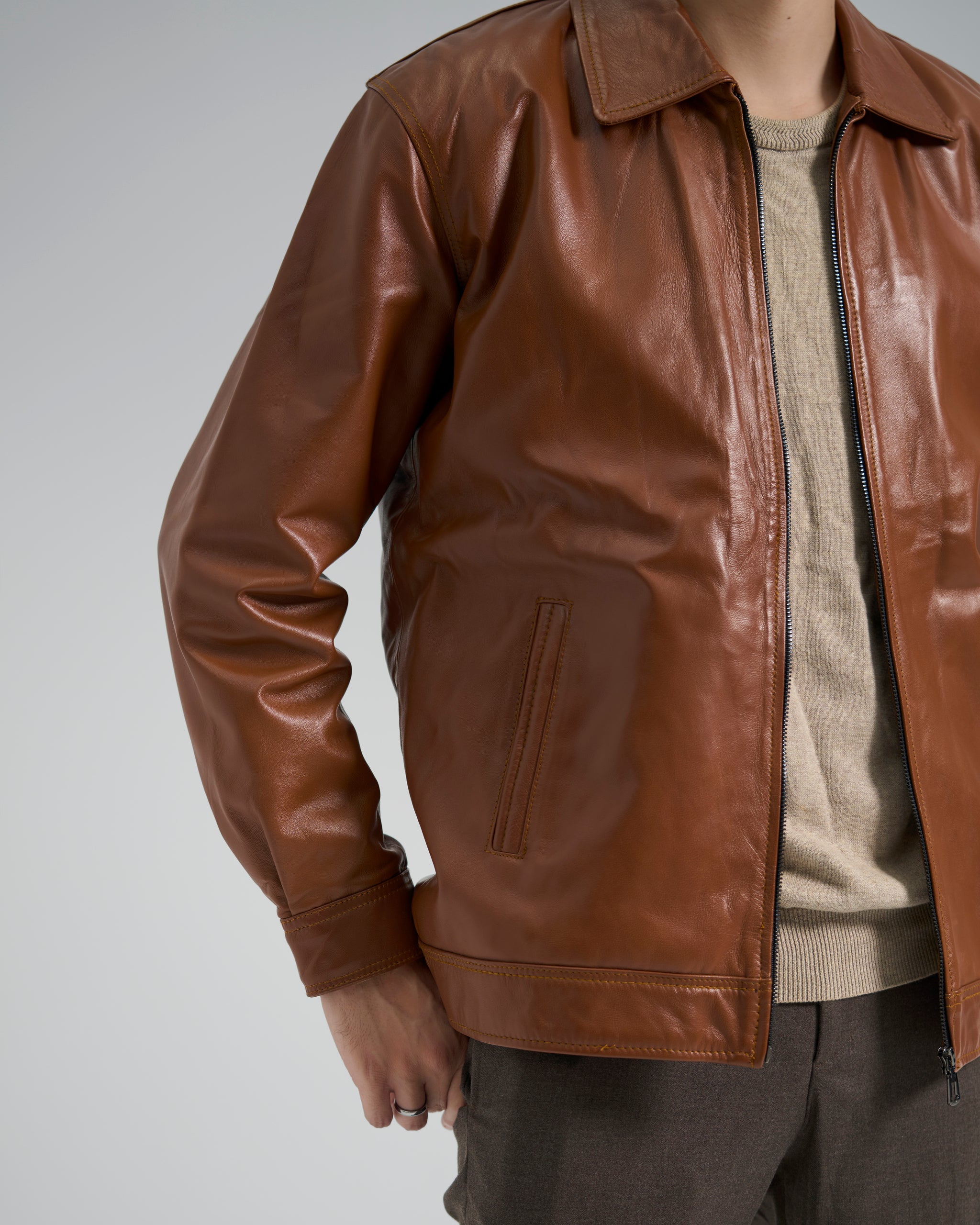The Tannin Creed Leather Jacket