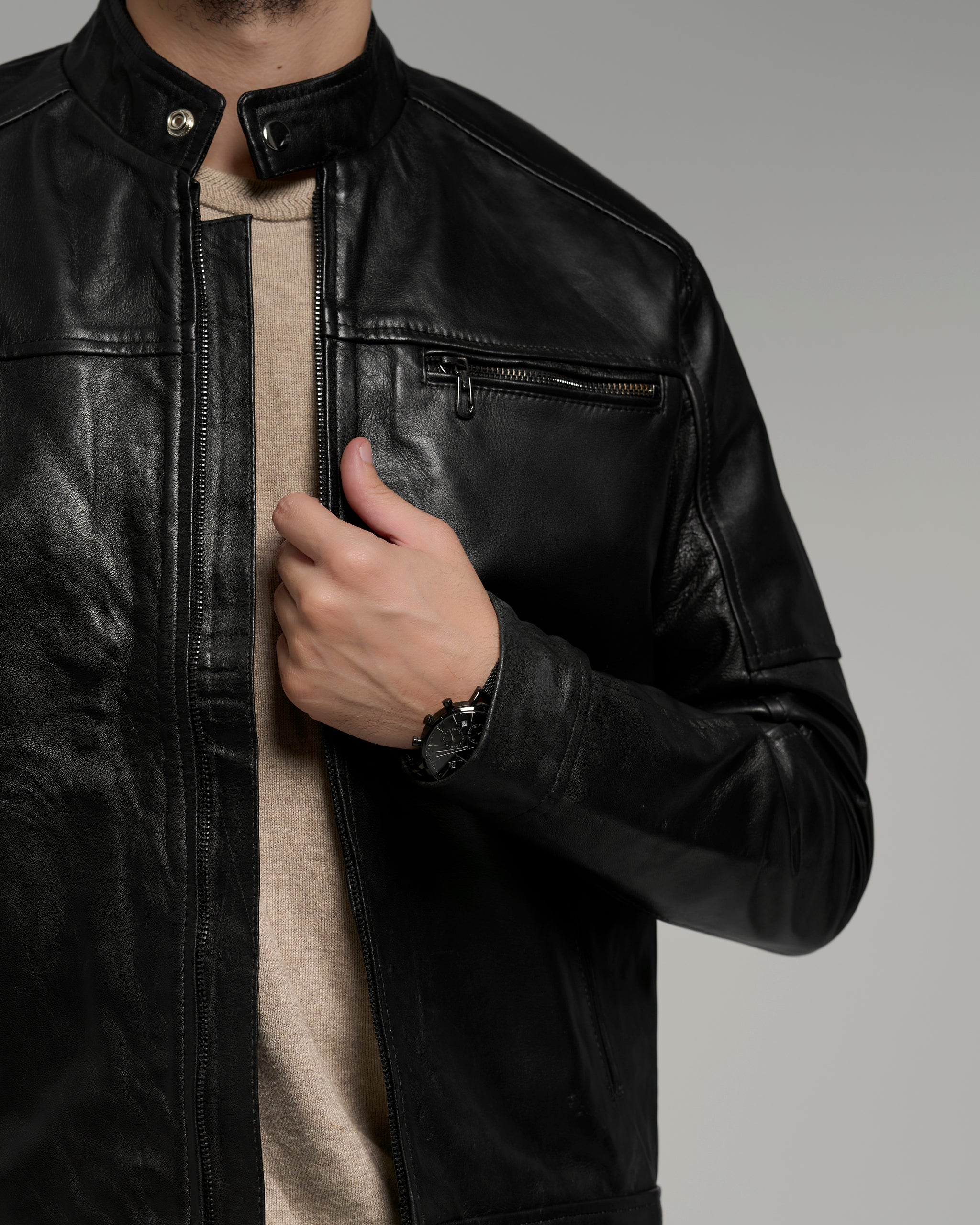 The Shadow Anthem Leather Jacket