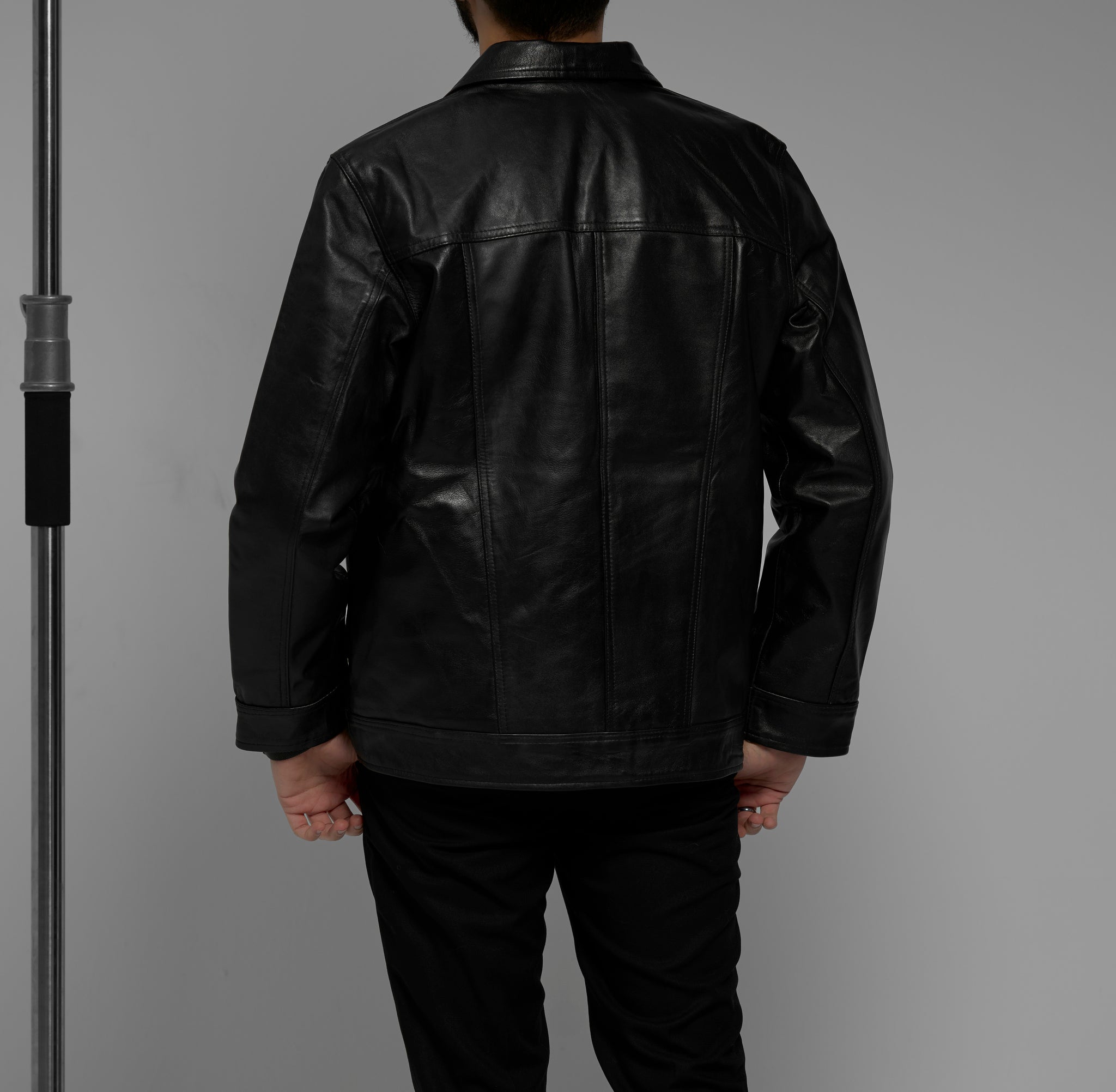 The Buttoned Vanguard Leather Jacket