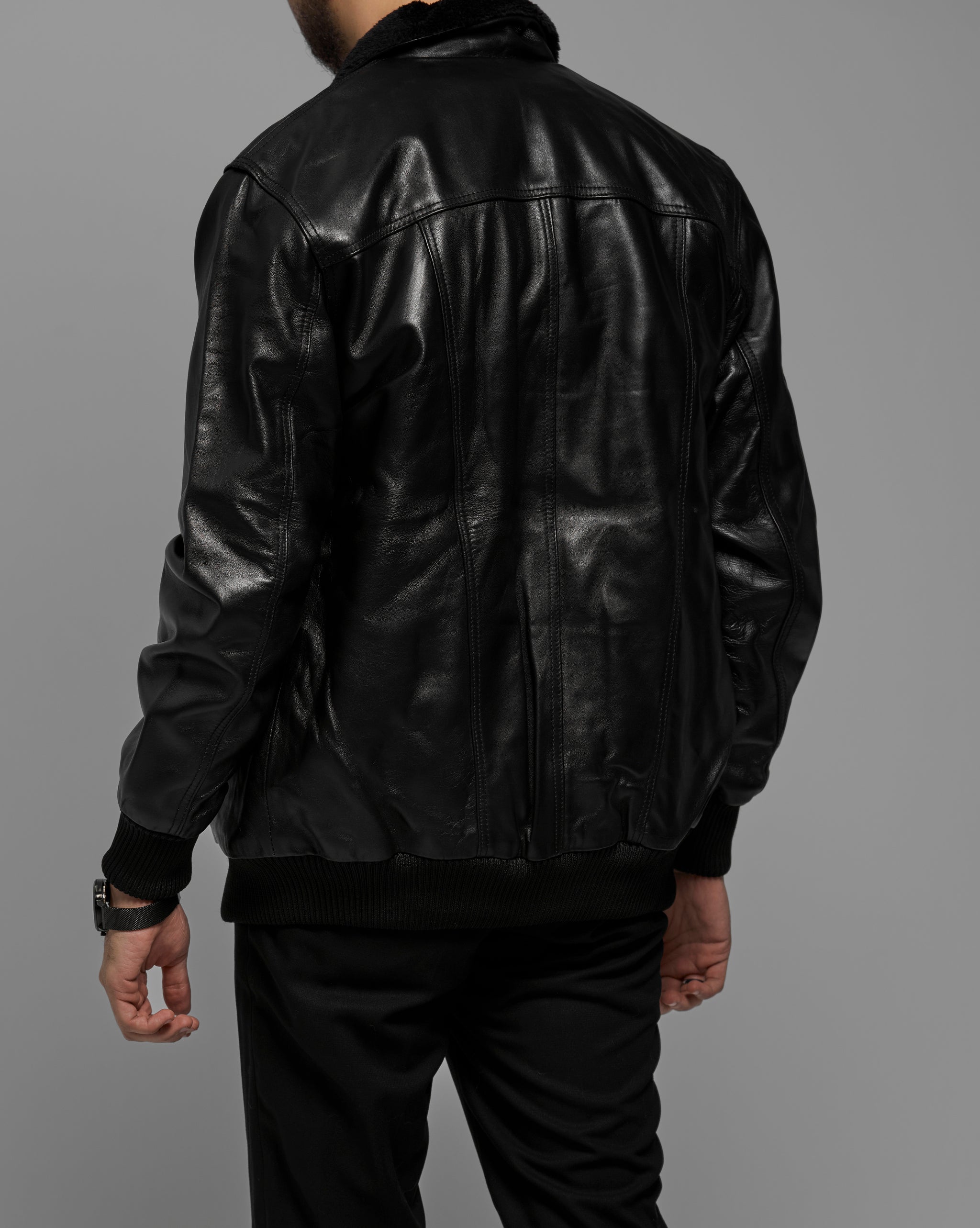 The Harbor Fur Leather Jacket