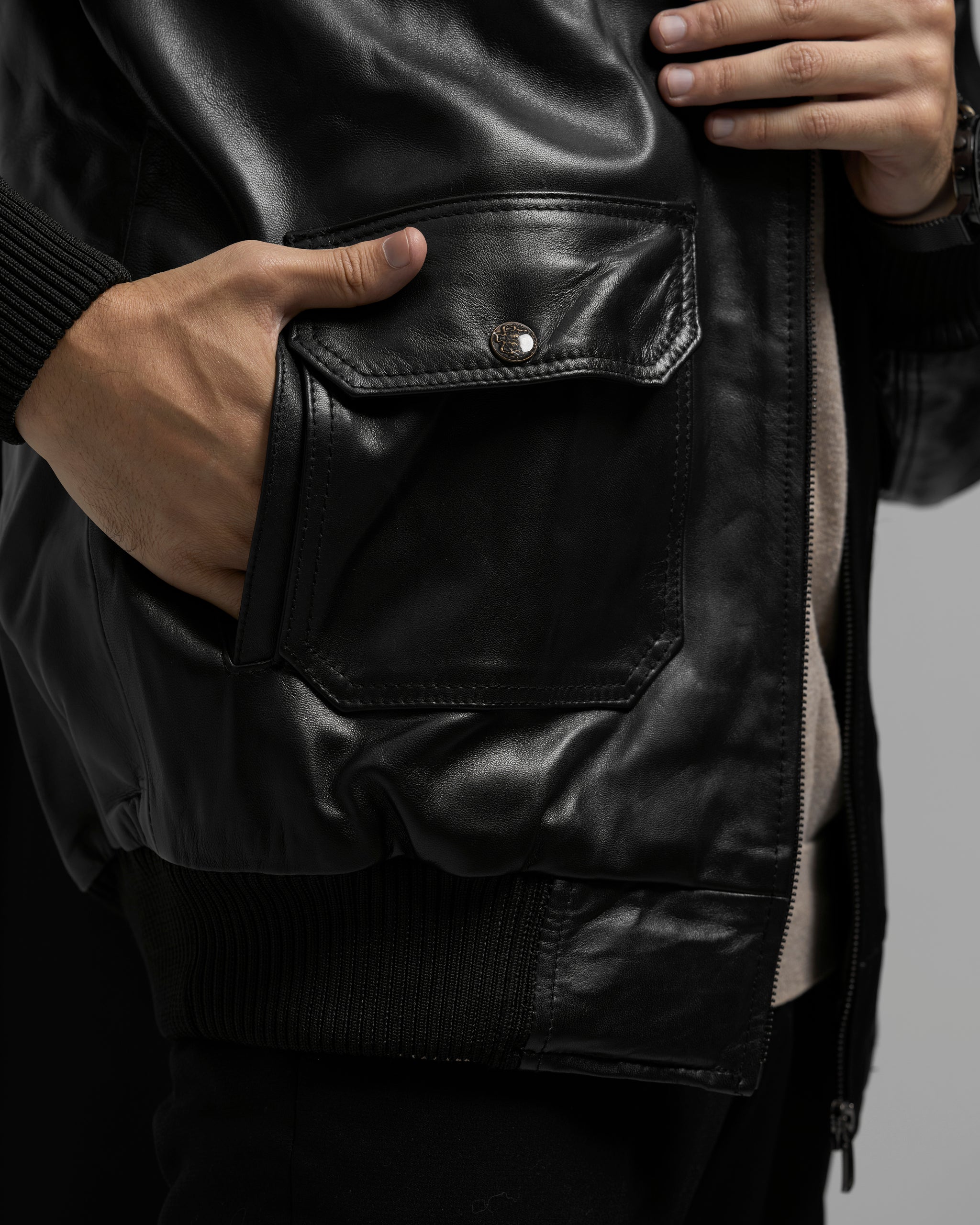 The Harbor Fur Leather Jacket