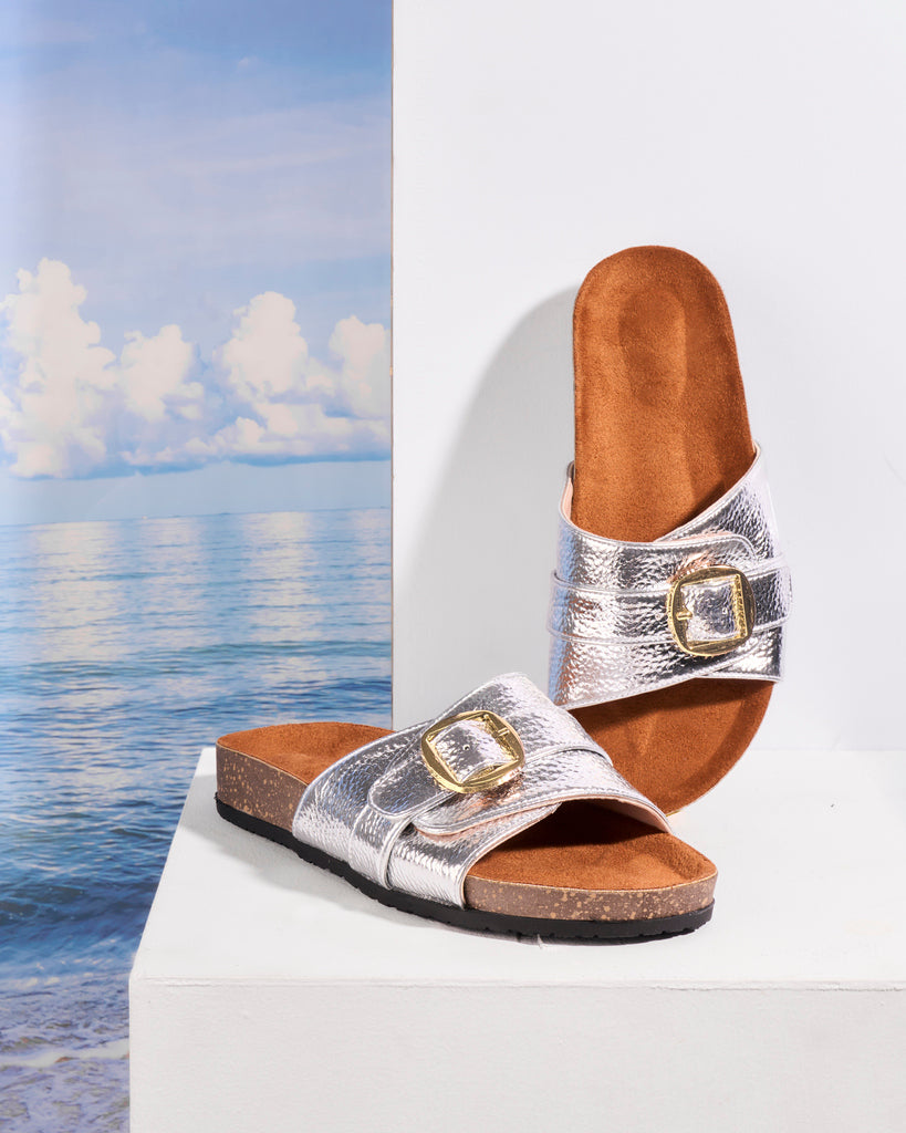 Metallic Single-Strap Buckle