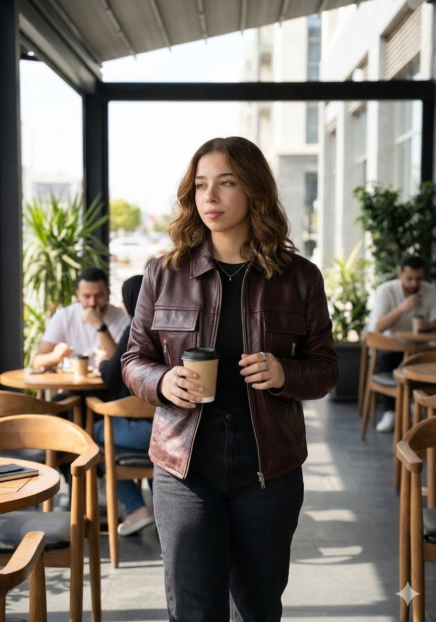 The Zipped Syndicate Leather Jacket